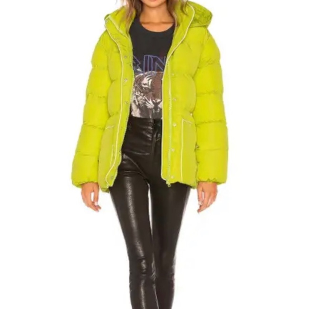 lovers + friends puffer coat